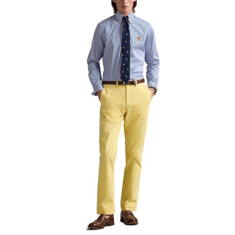 Polo Ralph Lauren Classic Fit Crest Striped Poplin Shirt image number 3